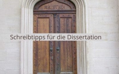 Schreibtipps für die Promotion: Planung und Struktur