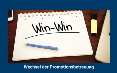 Betreuungswechsel-Promotion