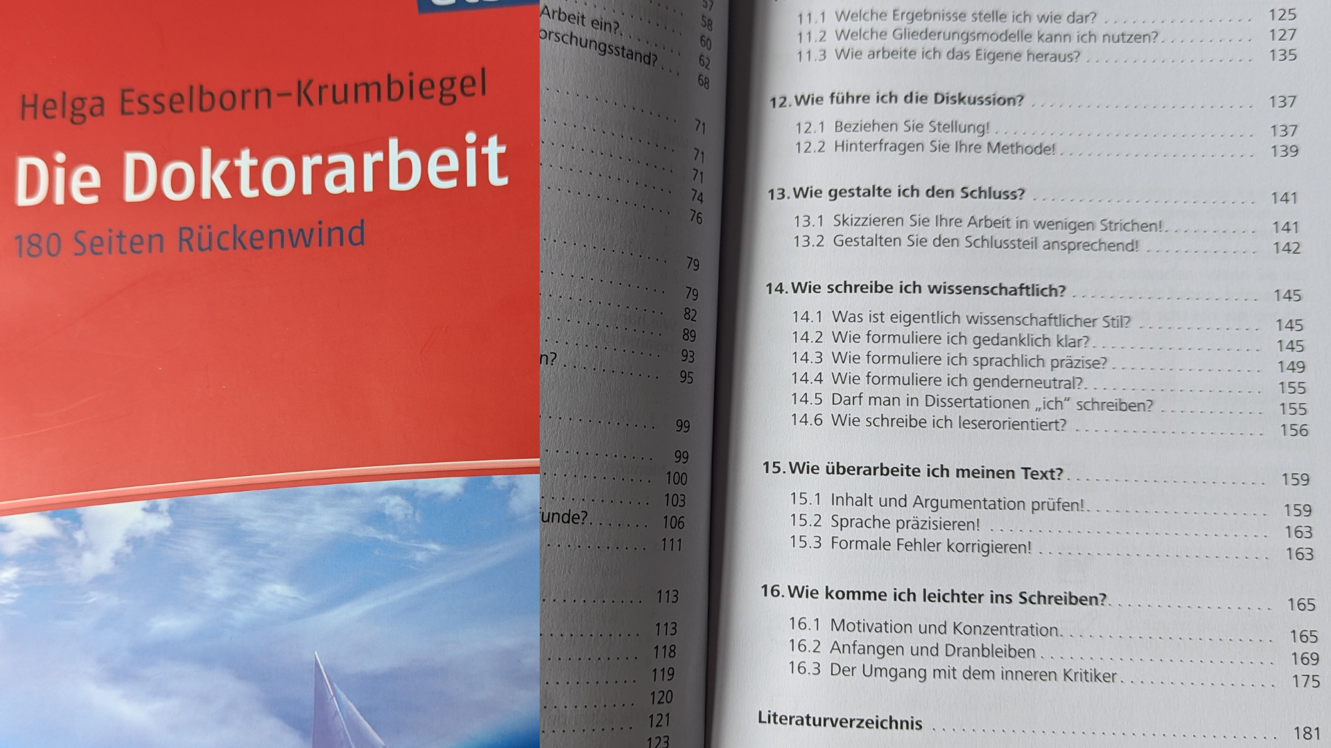 Die Doktorarbeit. 180 Seiten Rückenwind von Helga Esselborn-Krumbiegel