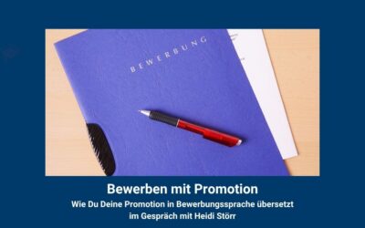 Bewerben nach der Promotion