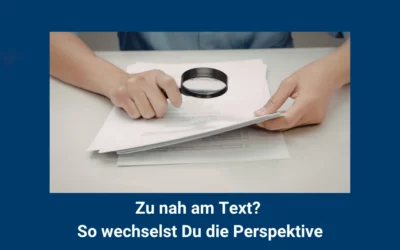 Blog für Promovierende 3 Perspektivwechsel im Text