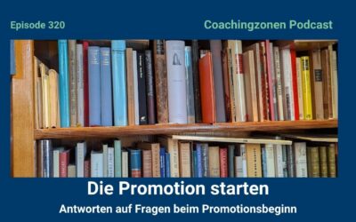 Promotion starten: 10 Fragen für den Anfang